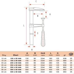 BULUT Küçük İşkence Döküm 10 cm - 100x80mm