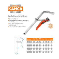 Kanca Hızlı Tip İşkence 50 cm 500x120 mm