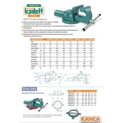 Kanca Kadett Tesviyeci Mengenesi 125 mm